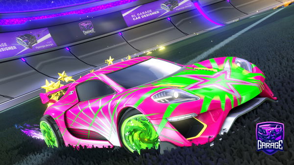 A Rocket League car design from skystrike123