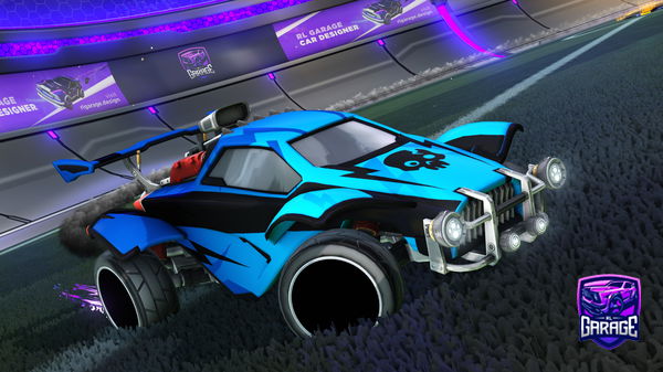 A Rocket League car design from mibble