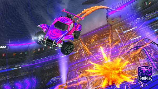 A Rocket League car design from Yamian12