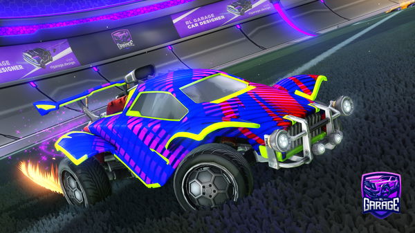 A Rocket League car design from Kindfoot109