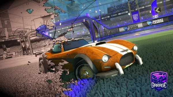 A Rocket League car design from Hypersonic_