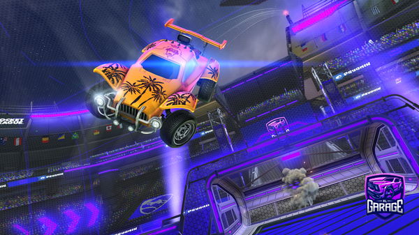 A Rocket League car design from Exonic_