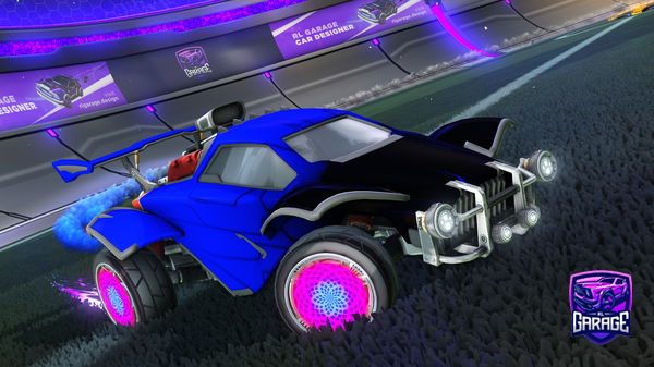 A Rocket League car design from xBlack1907