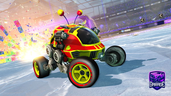 A Rocket League car design from Pepinillo256