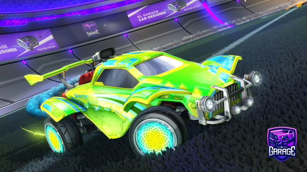 A Rocket League car design from ManUTurtle
