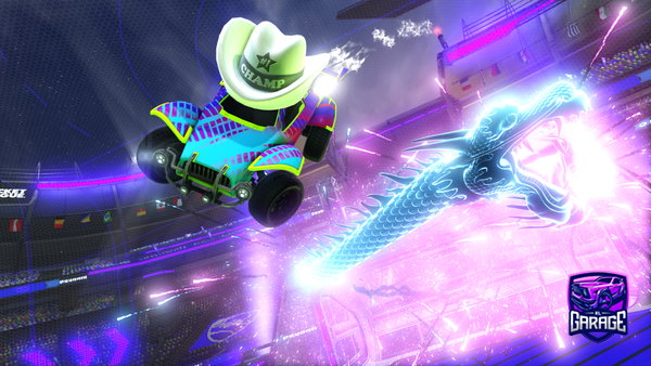 A Rocket League car design from Xnvysgood