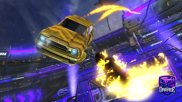 A Rocket League car design from zynxygboye