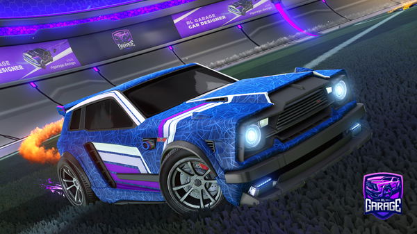 A Rocket League car design from bugxxithola