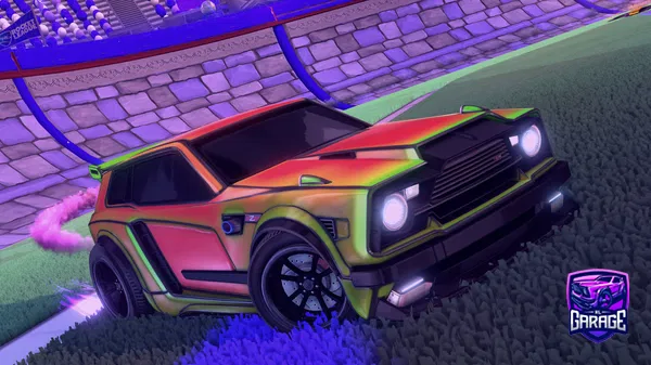A Rocket League car design from floopdafinn
