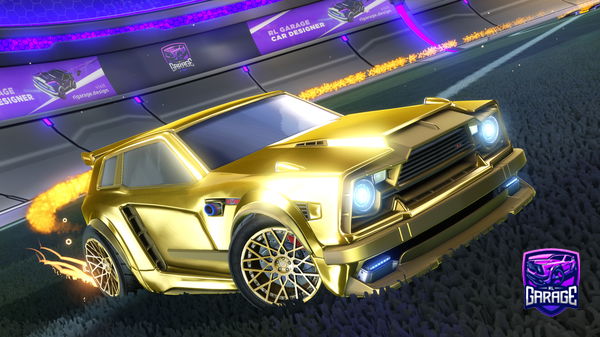 A Rocket League car design from kubixuwuuwu