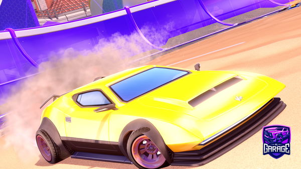 A Rocket League car design from Mahgam