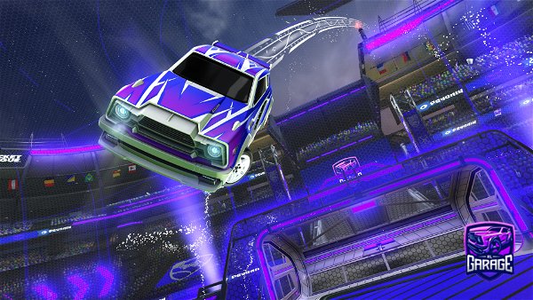 A Rocket League car design from sync-on-epic