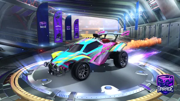 A Rocket League car design from oypowh