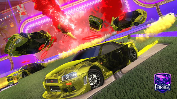 A Rocket League car design from Hg11