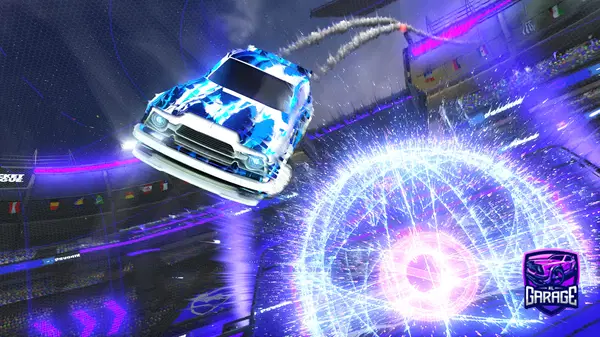 A Rocket League car design from mdxm120hz