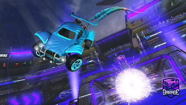 A Rocket League car design from Marcuddd