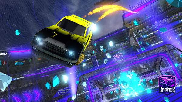 A Rocket League car design from N1TROUSSS