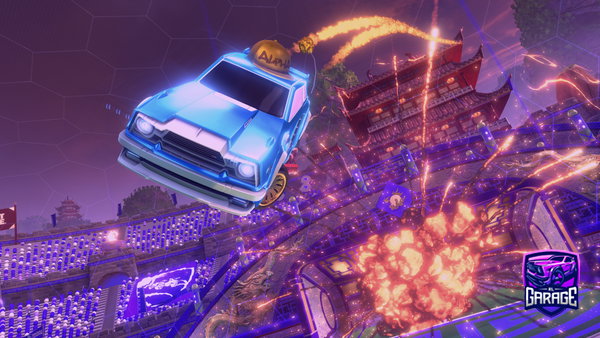 A Rocket League car design from okiaccsept