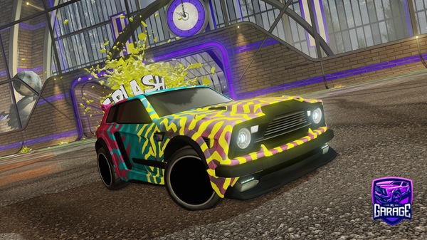 A Rocket League car design from boosted497