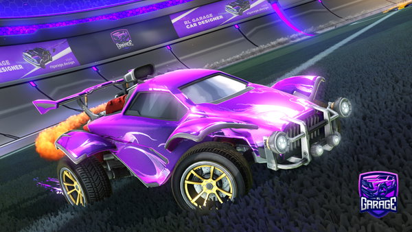 A Rocket League car design from purpletoken
