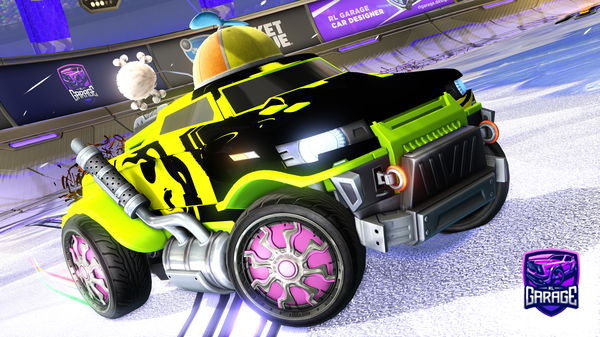 A Rocket League car design from K1ll3r_0f_5tuff