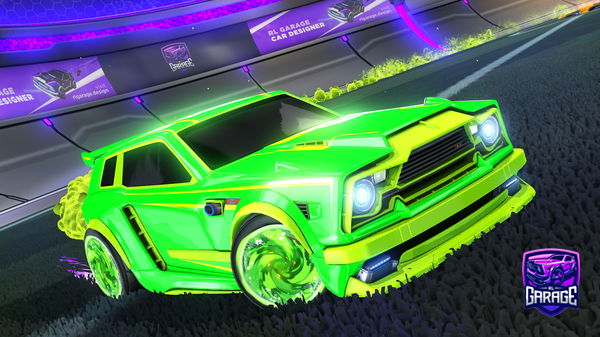 A Rocket League car design from GrandBass