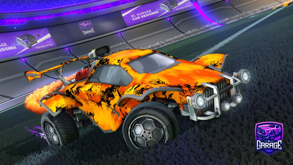 A Rocket League car design from shakalakaboomboom