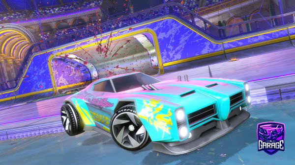 A Rocket League car design from StuckInTheTrip
