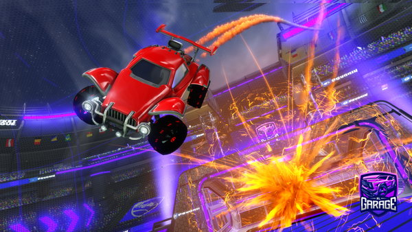 A Rocket League car design from bahaaxq