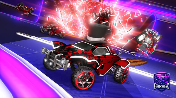 A Rocket League car design from Stevecreeper9