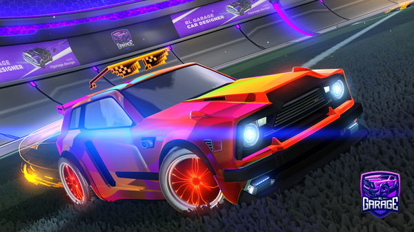 A Rocket League car design from PenguinLML