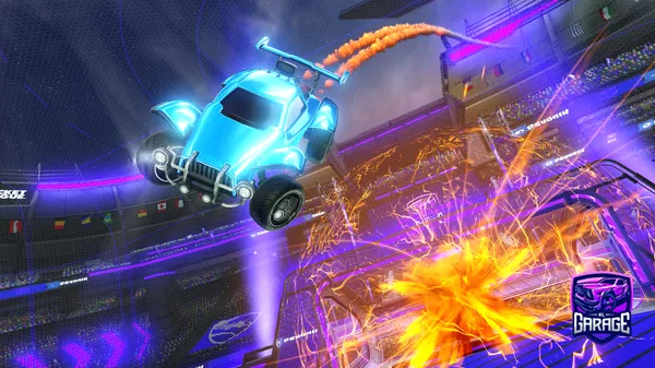 A Rocket League car design from SoccerSunday