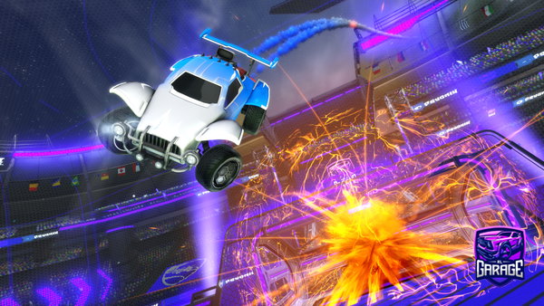 A Rocket League car design from Flammable831