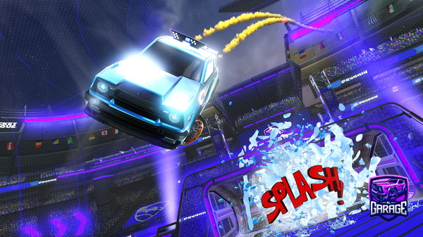 A Rocket League car design from Potato24