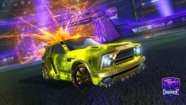 A Rocket League car design from GALACTACAT