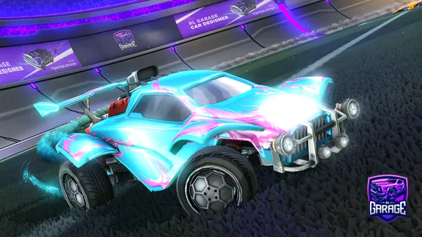 A Rocket League car design from Xn2sL