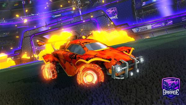 A Rocket League car design from atomicsyndrom