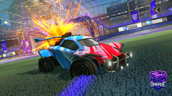 A Rocket League car design from goobd