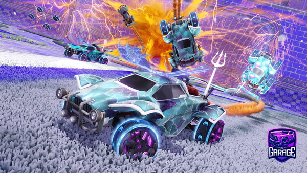 A Rocket League car design from RiccaLoki99