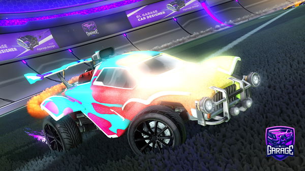 A Rocket League car design from Player12345Go