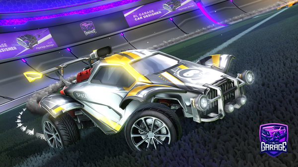 A Rocket League car design from SlowBathroom
