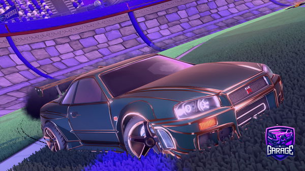A Rocket League car design from Ziron_YT