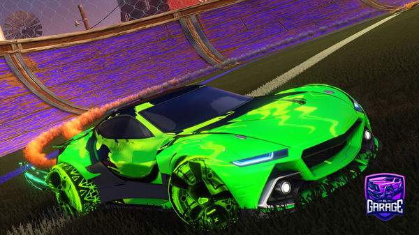 A Rocket League car design from Bellyy_Bean