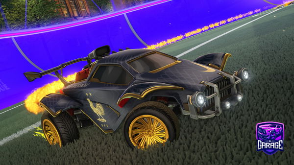 A Rocket League car design from 5amu5editz