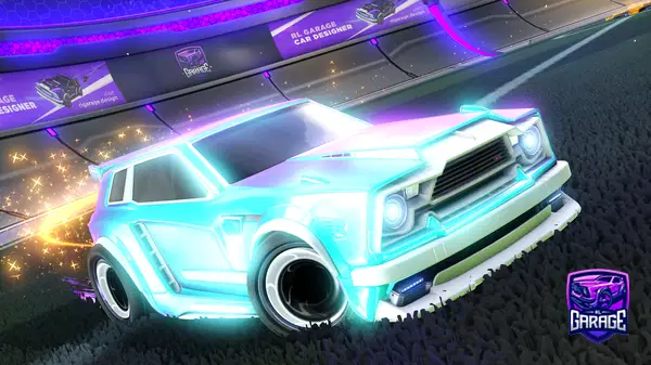 A Rocket League car design from xXFoxtecXx