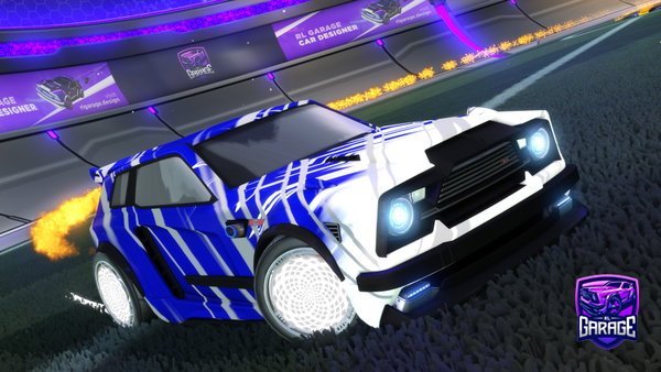A Rocket League car design from D8l6