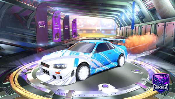 A Rocket League car design from ElPititumaxiom