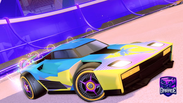 A Rocket League car design from GrimToad467