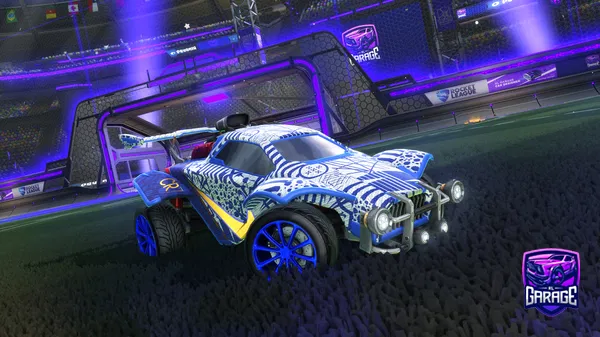 A Rocket League car design from Mintyyyyy7