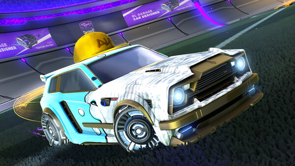 A Rocket League car design from GamerjackYT